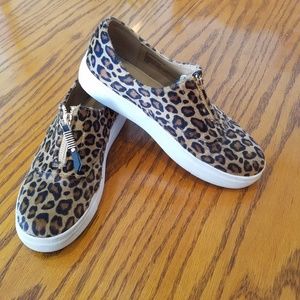 Steve Madden Leopard Platfrom Sneakers